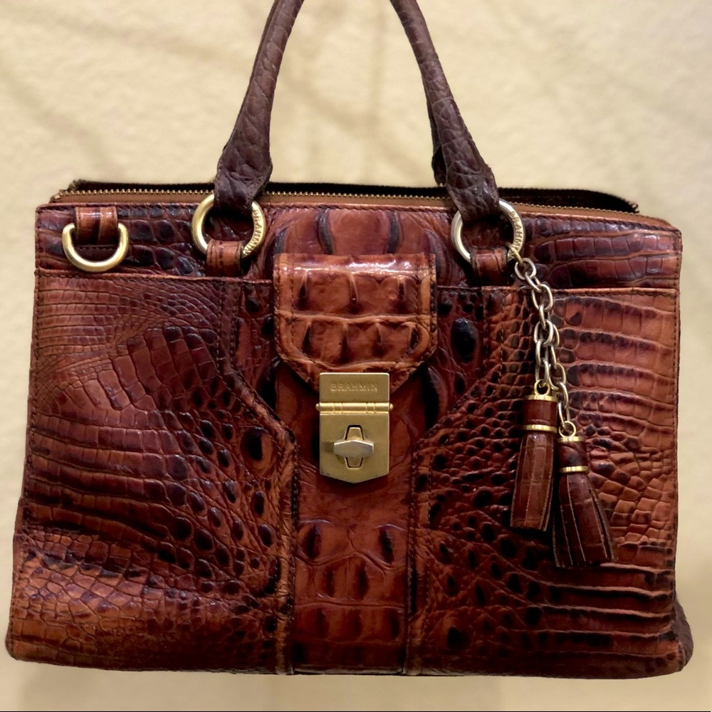 COPY - Brahmin Anywhere Convertible Pecan Melbourne